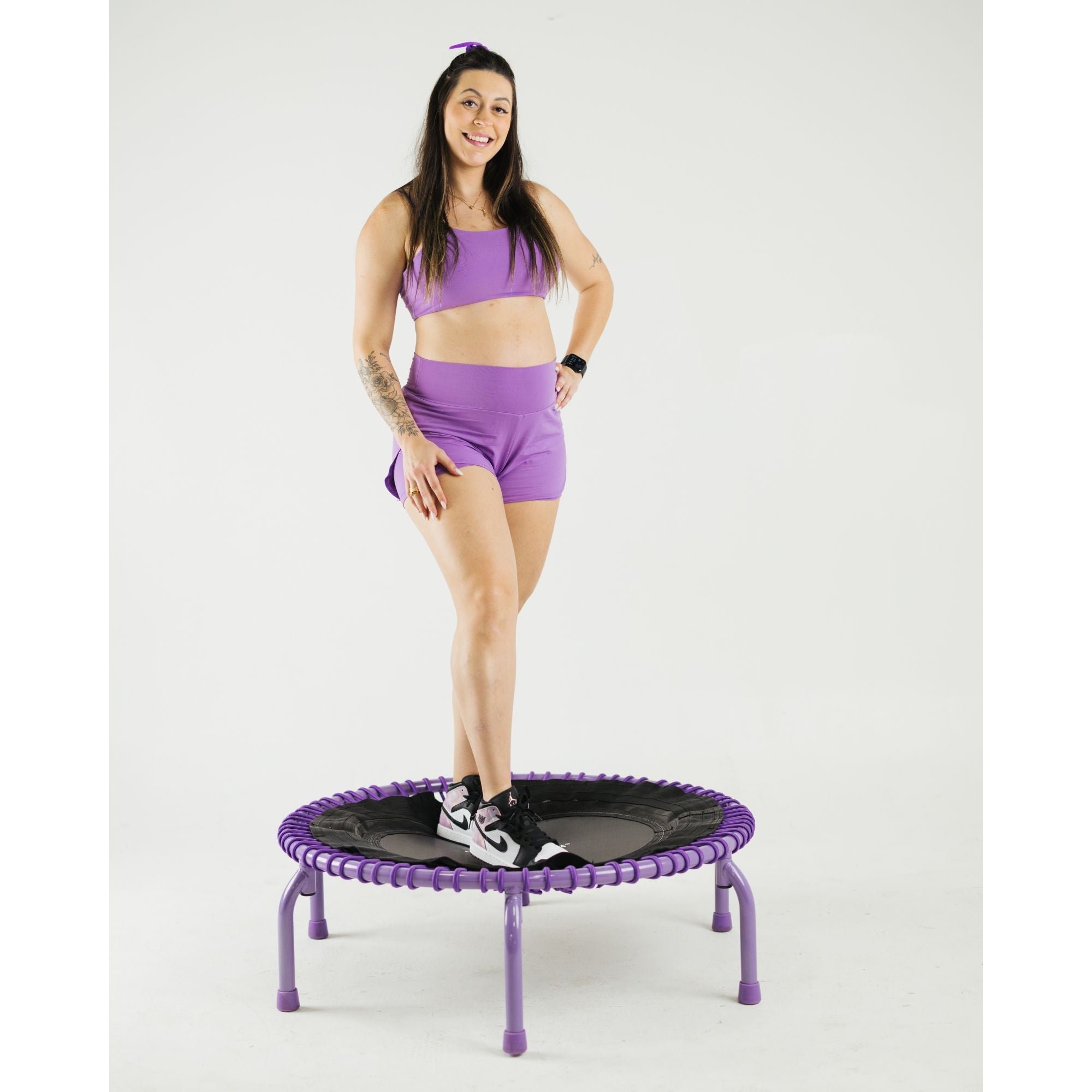 JumpSport 350 PRO Fitness Trampoline, Cardio Workout Equipment, 39" (Open Box) - VMInnovations