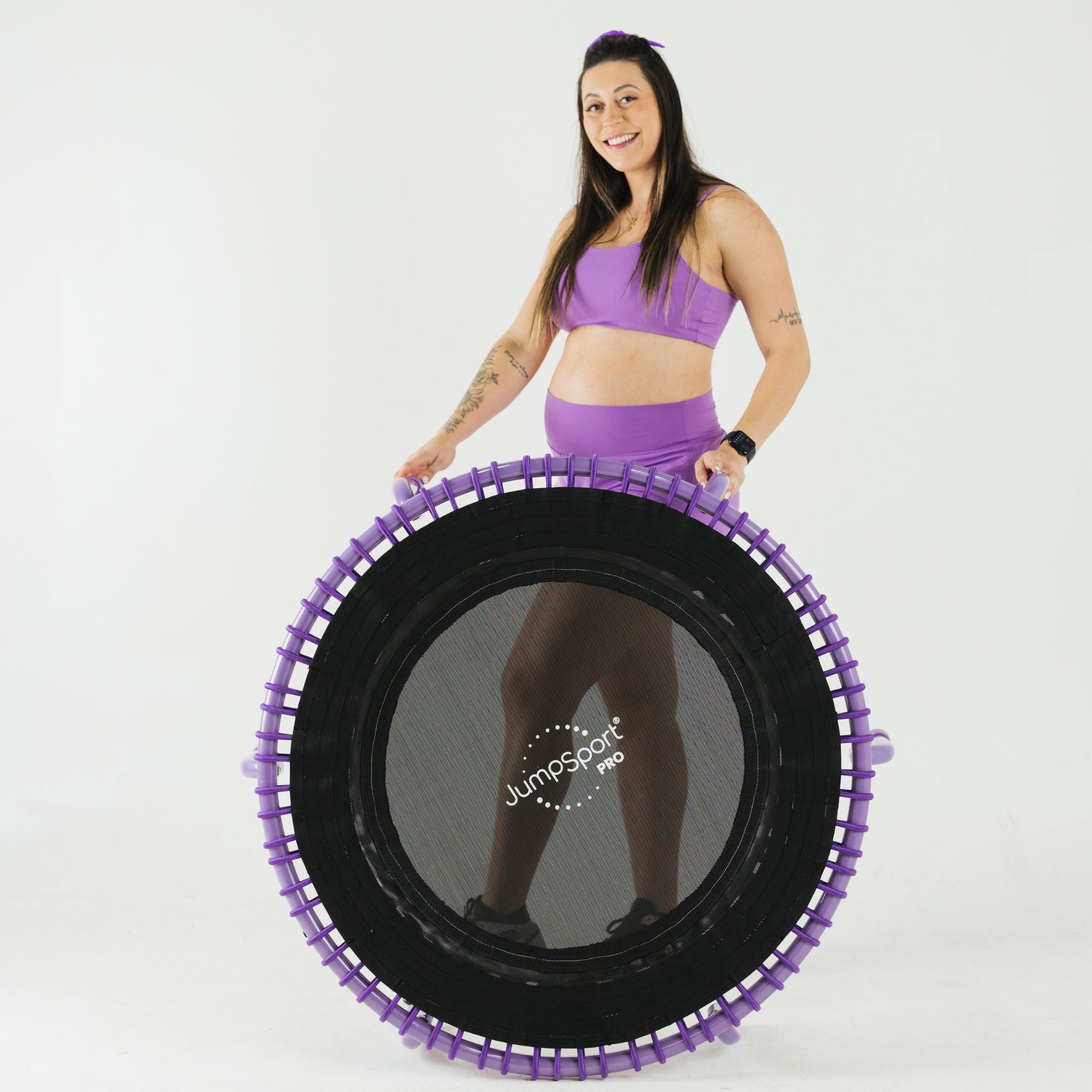 JumpSport 350 PRO Fitness Trampoline, Cardio Workout Equipment, 39" (Open Box) - VMInnovations