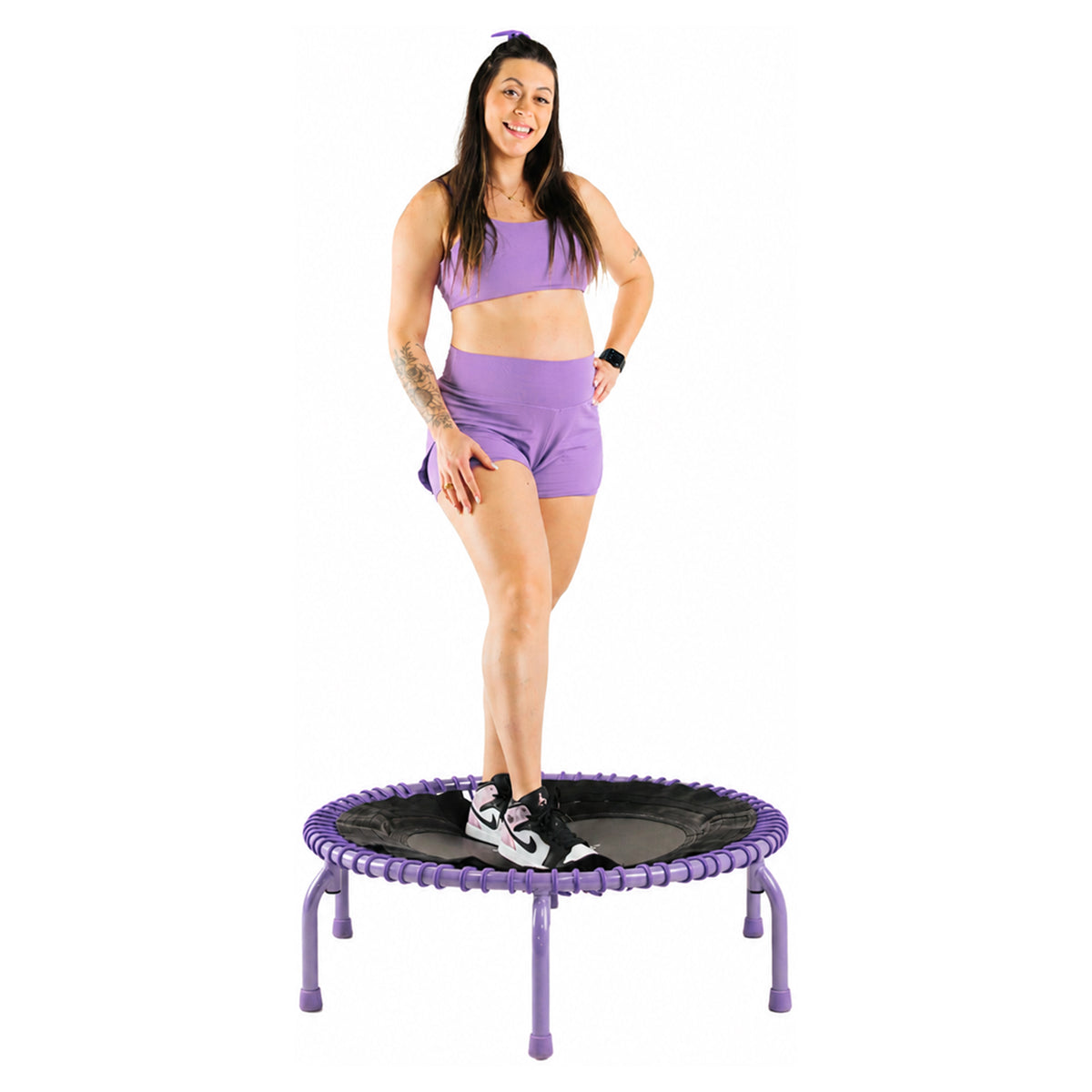 JumpSport 350 PRO Fitness Trampoline, Cardio Workout Equipment, 39 Inch, Inspire - VMInnovations