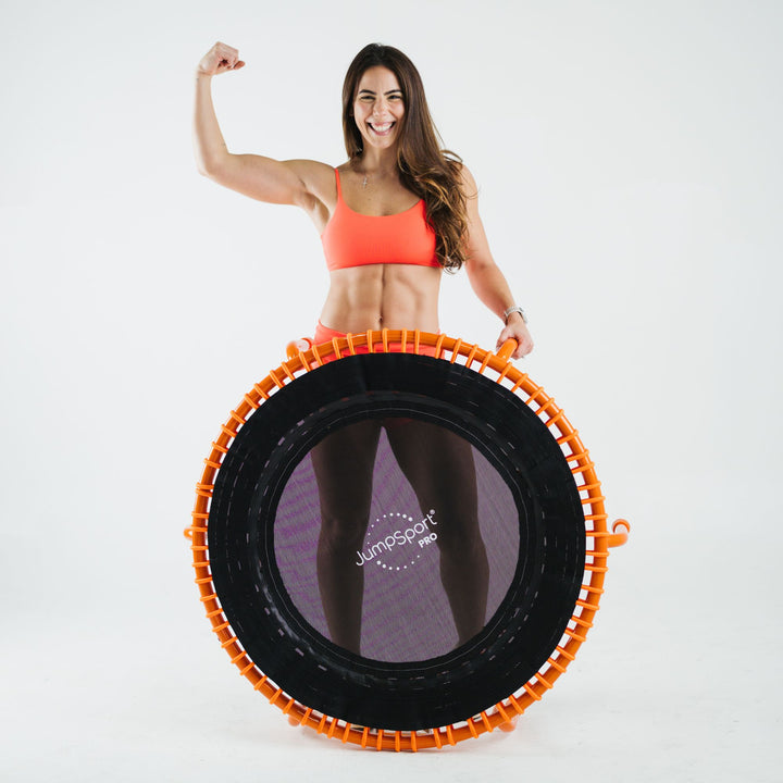 JumpSport 350 PRO Fitness Trampoline, Cardio Workout Equipment, 39 Inch, Energize