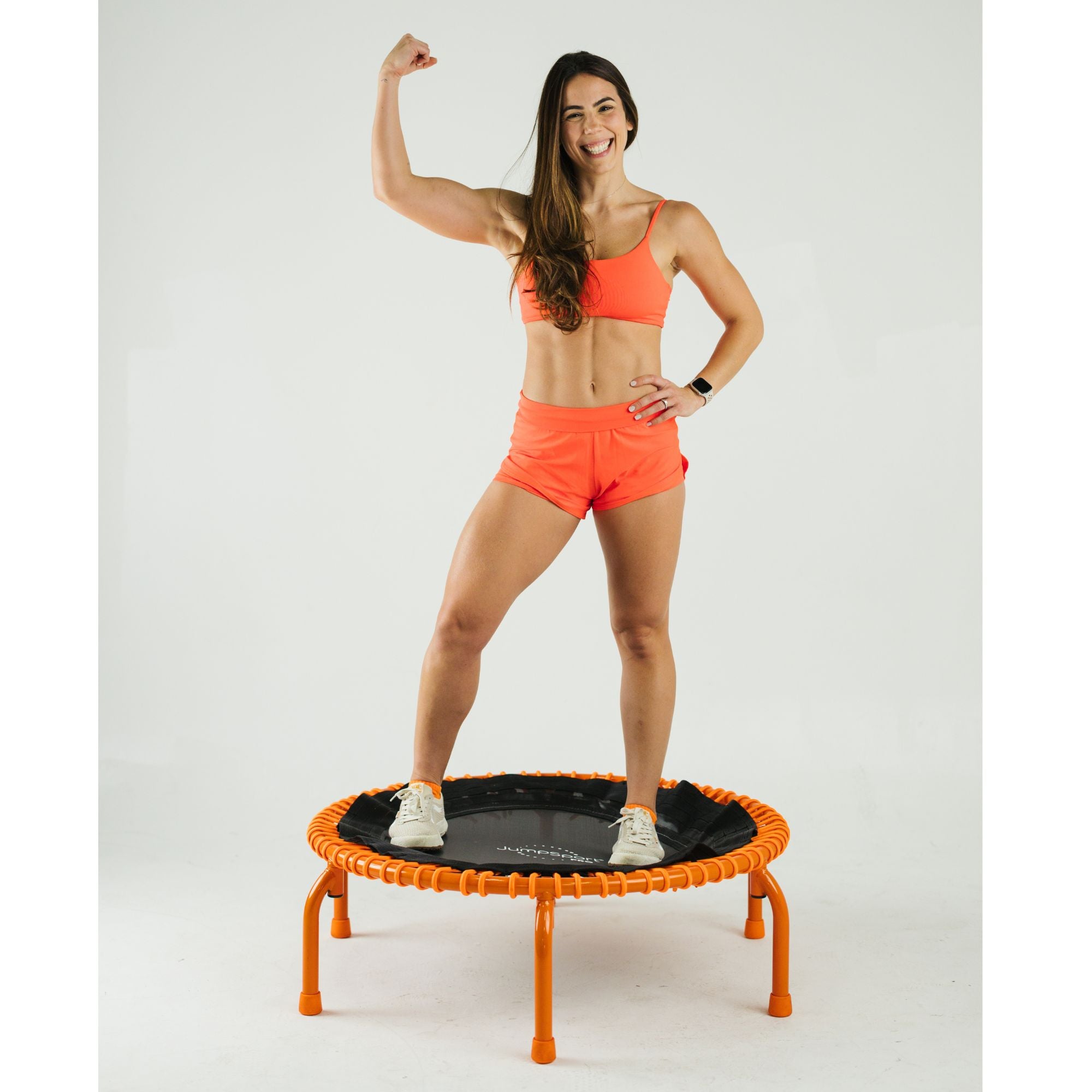 JumpSport 350 PRO Fitness Trampoline, Cardio Equipment, 39', Energize (Open Box)