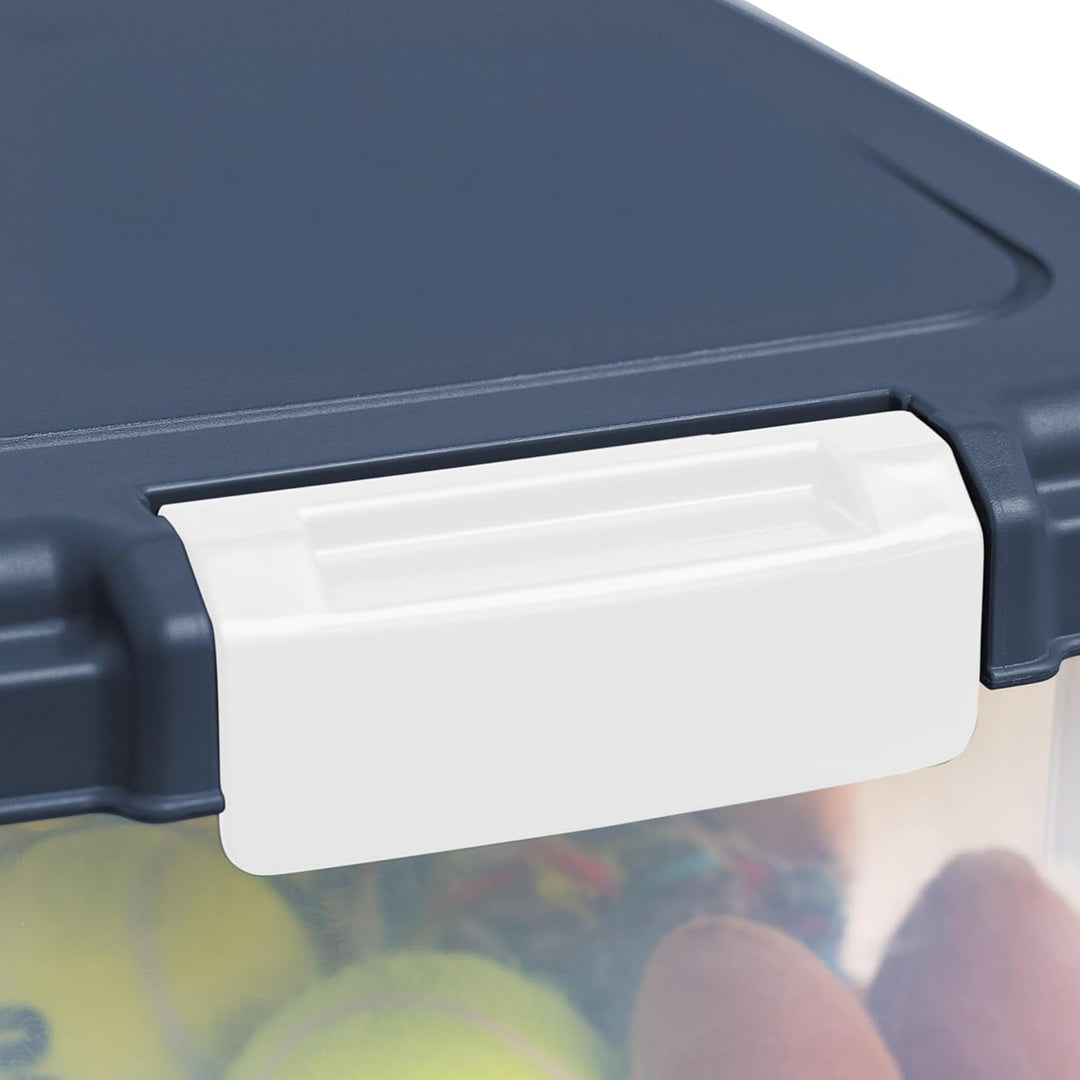 IRIS USA Pet Food Storage Container, Airtight Bin with Attachable Wheels, 38 lbs - VMInnovations