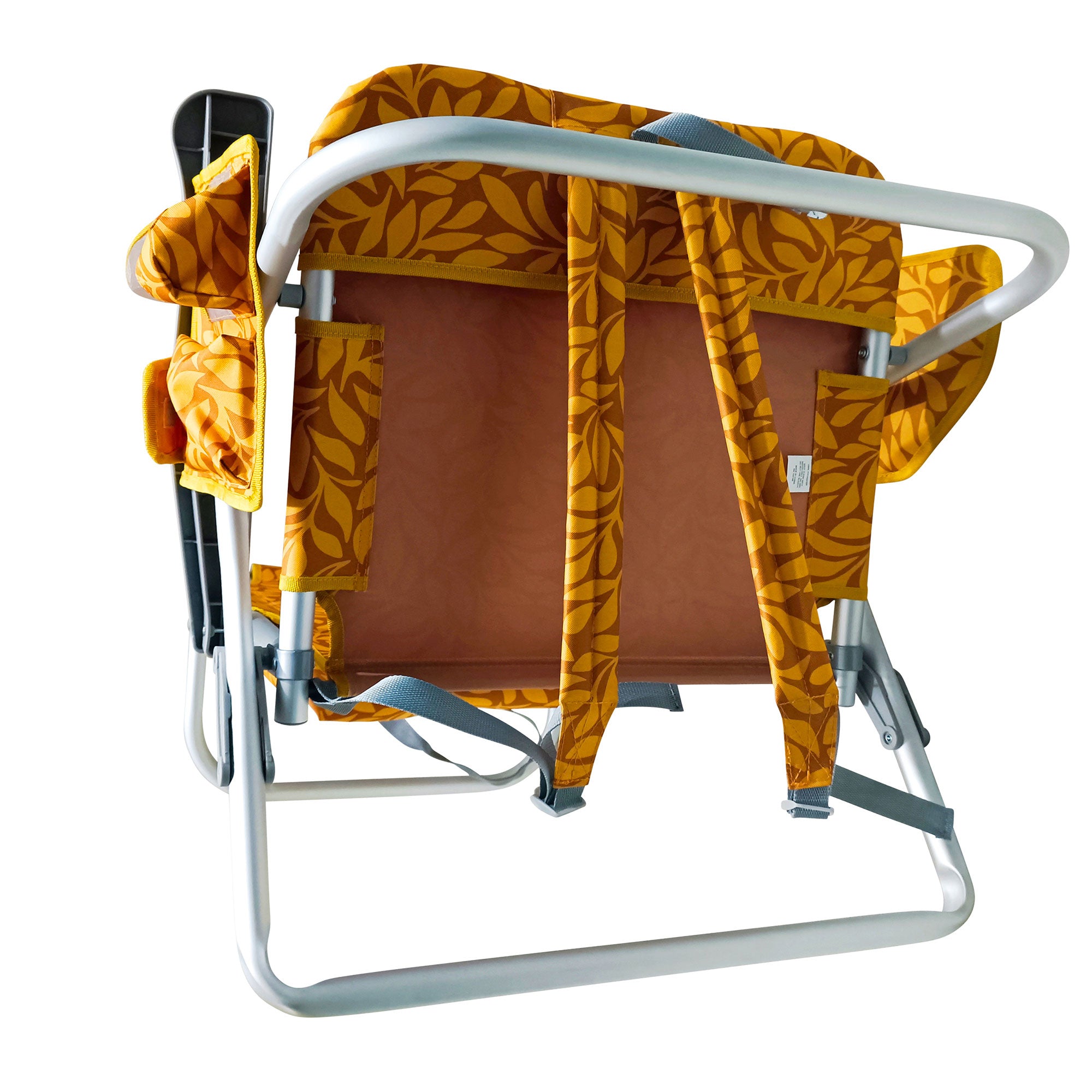 Bliss Hammocks Folding Beach Chair Recliner with Detachable Cooler, (Used)