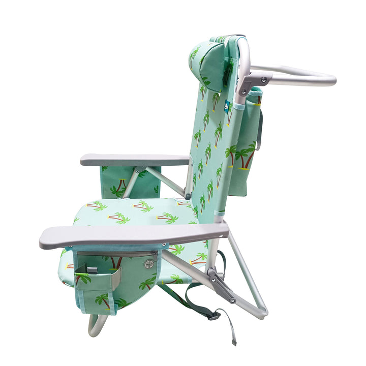 Bliss Hammocks Folding Beach Chair Recliner with Detachable Cooler (Open Box)