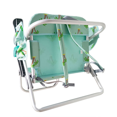 Bliss Hammocks Folding Beach Chair Recliner with Detachable Cooler (Open Box)