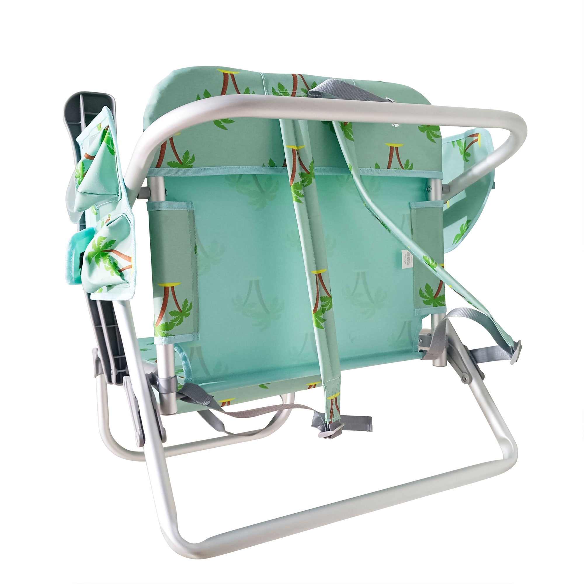 Bliss Hammocks Folding Beach Chair Recliner with Detachable Cooler (Open Box) - VMInnovations