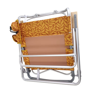 Bliss Hammocks Folding Beach Chair, Backpack Recliner with Canopy, (Used)