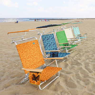 Bliss Hammocks Folding Beach Chair, Backpack Recliner with Canopy, (Used)
