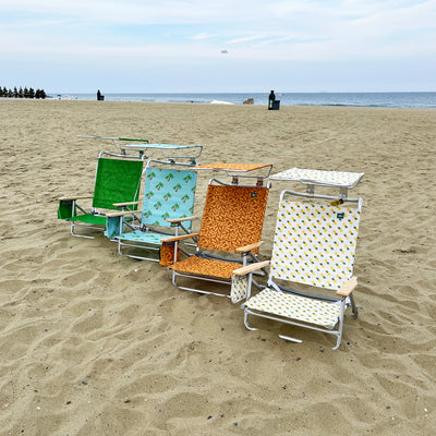 Bliss Hammocks Folding Beach Chair, Backpack Recliner with Canopy (Open Box)