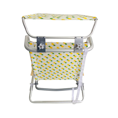 Bliss Hammocks Folding Beach Chair, Backpack Recliner with Canopy (Open Box)