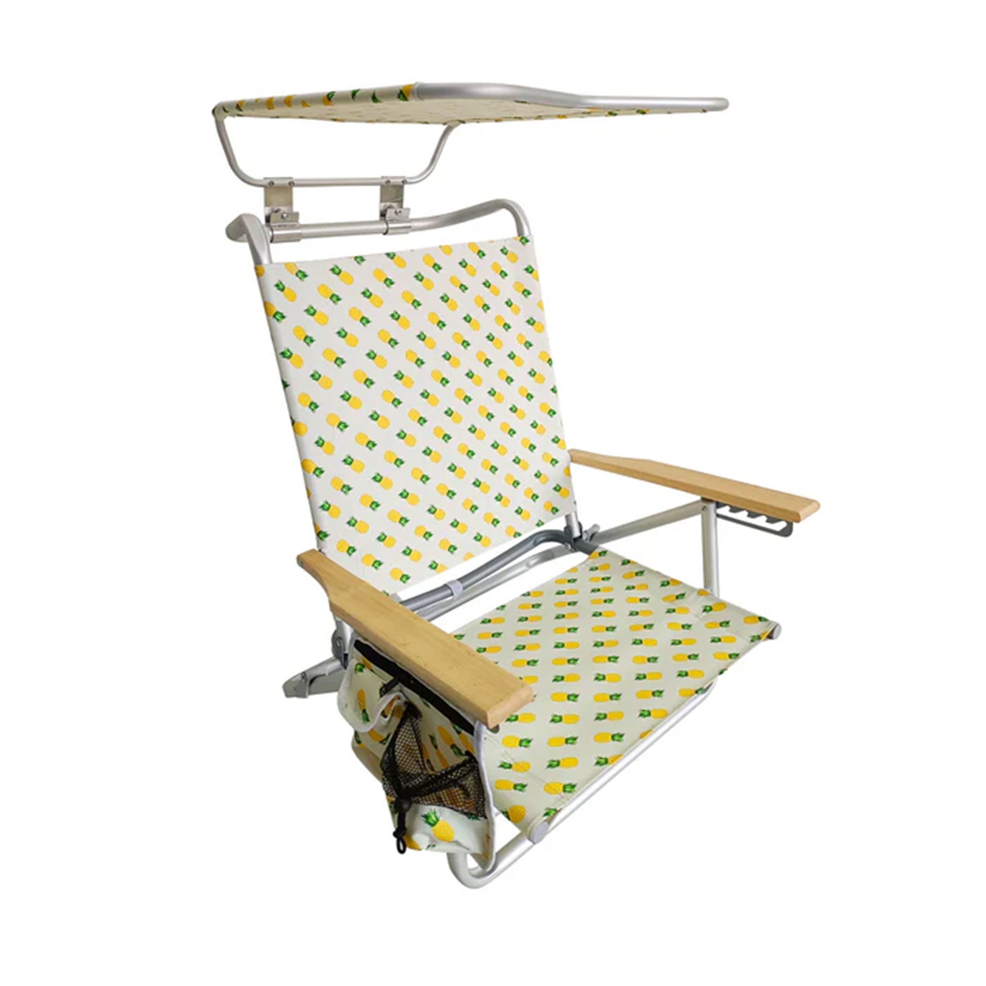 Bliss Hammocks Folding Beach Chair, Backpack Recliner with Canopy (Open Box)
