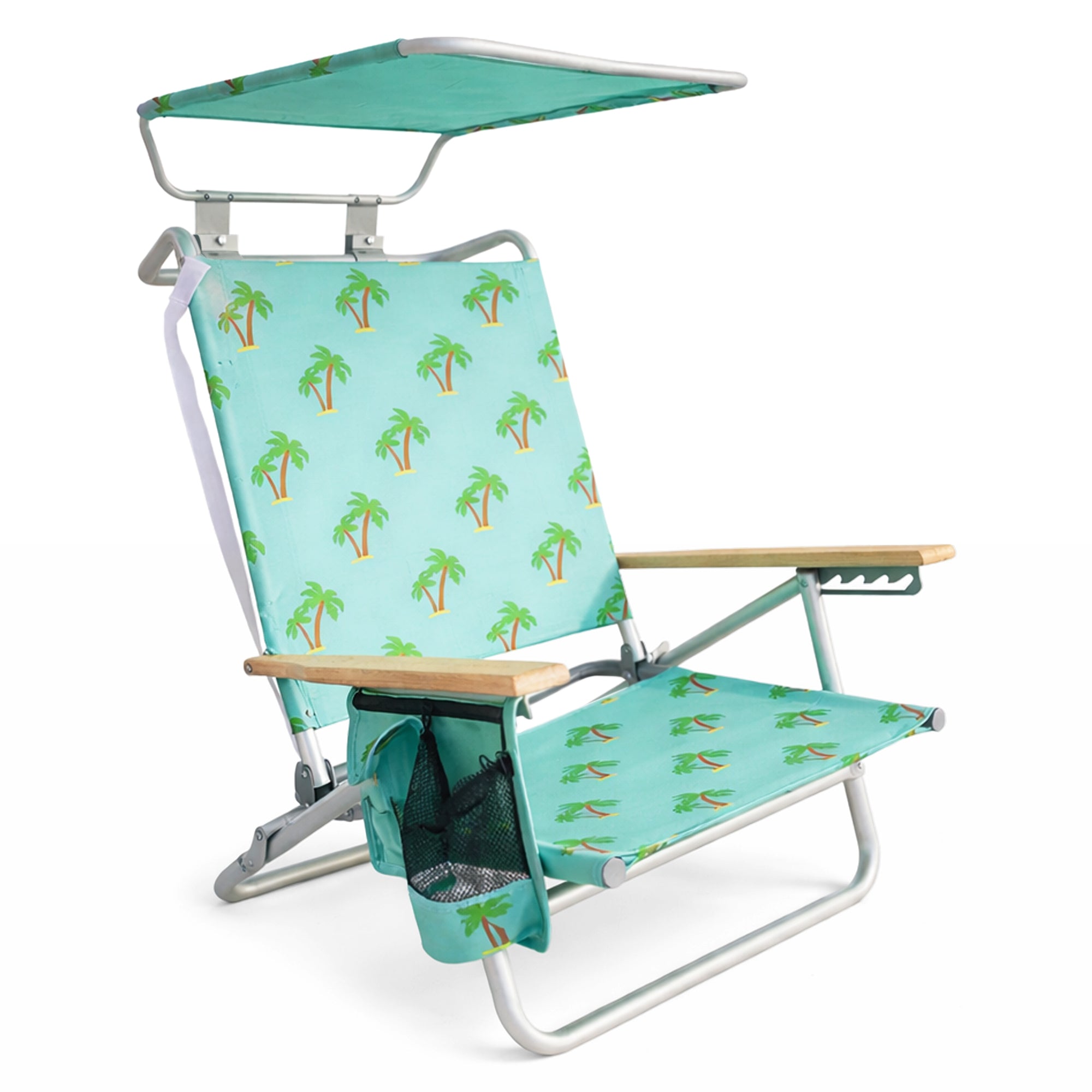 Bliss Hammocks Folding Beach Chair, Backpack Recliner with Canopy, (Used)