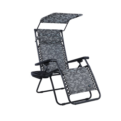 Bliss Hammocks XL Zero Gravity Outdoor Lounge Chair w/ Canopy (Open Box)