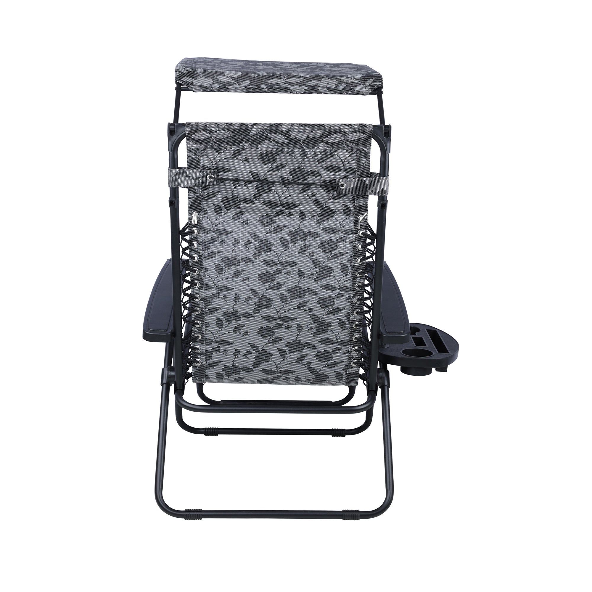 Bliss Hammocks 2 Pack 30" Wide XL Zero Gravity Outdoor Lounge Chair with Canopy