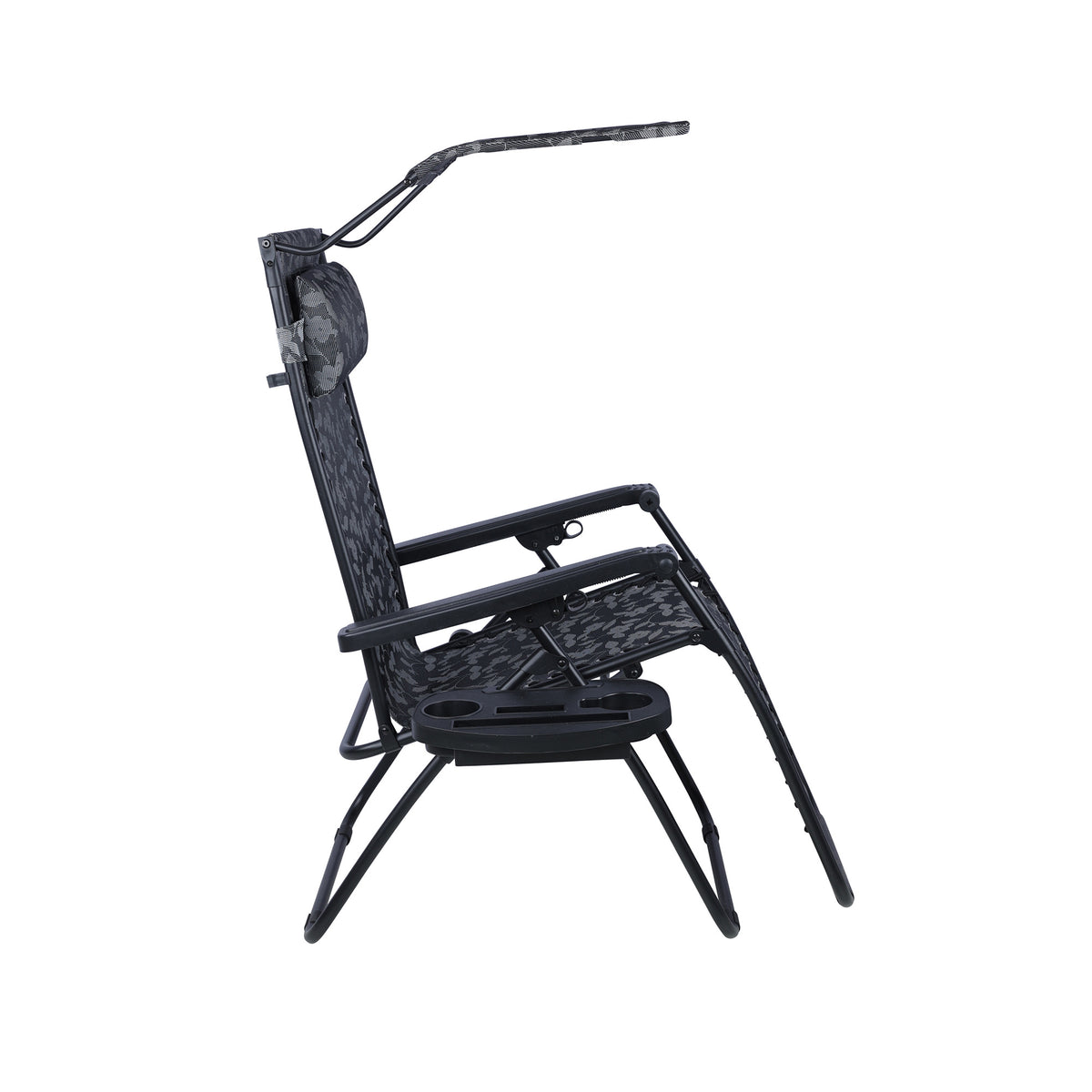 Bliss Hammocks 2 Pack 33" Wide XXL Zero Gravity Outdoor Lounge Chair with Canopy