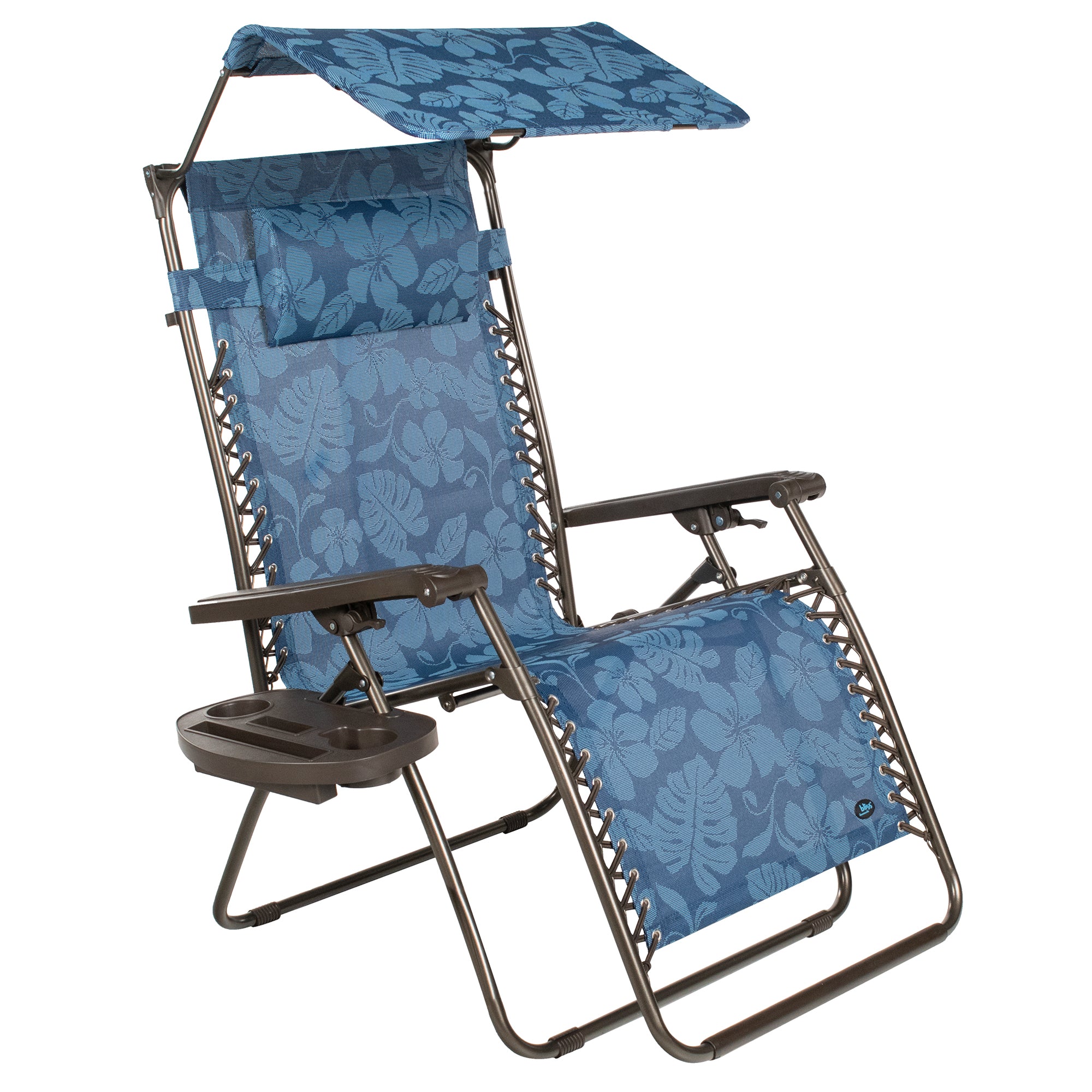 Bliss Hammocks 30" Wide XL Zero Gravity Outdoor Lounge Chair w/ Canopy(Open Box)