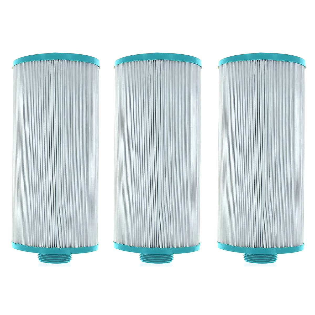 Hurricane 3 Pack Replacement Spa Filter Cartridge for PGS25P4 & 4CH-24, White