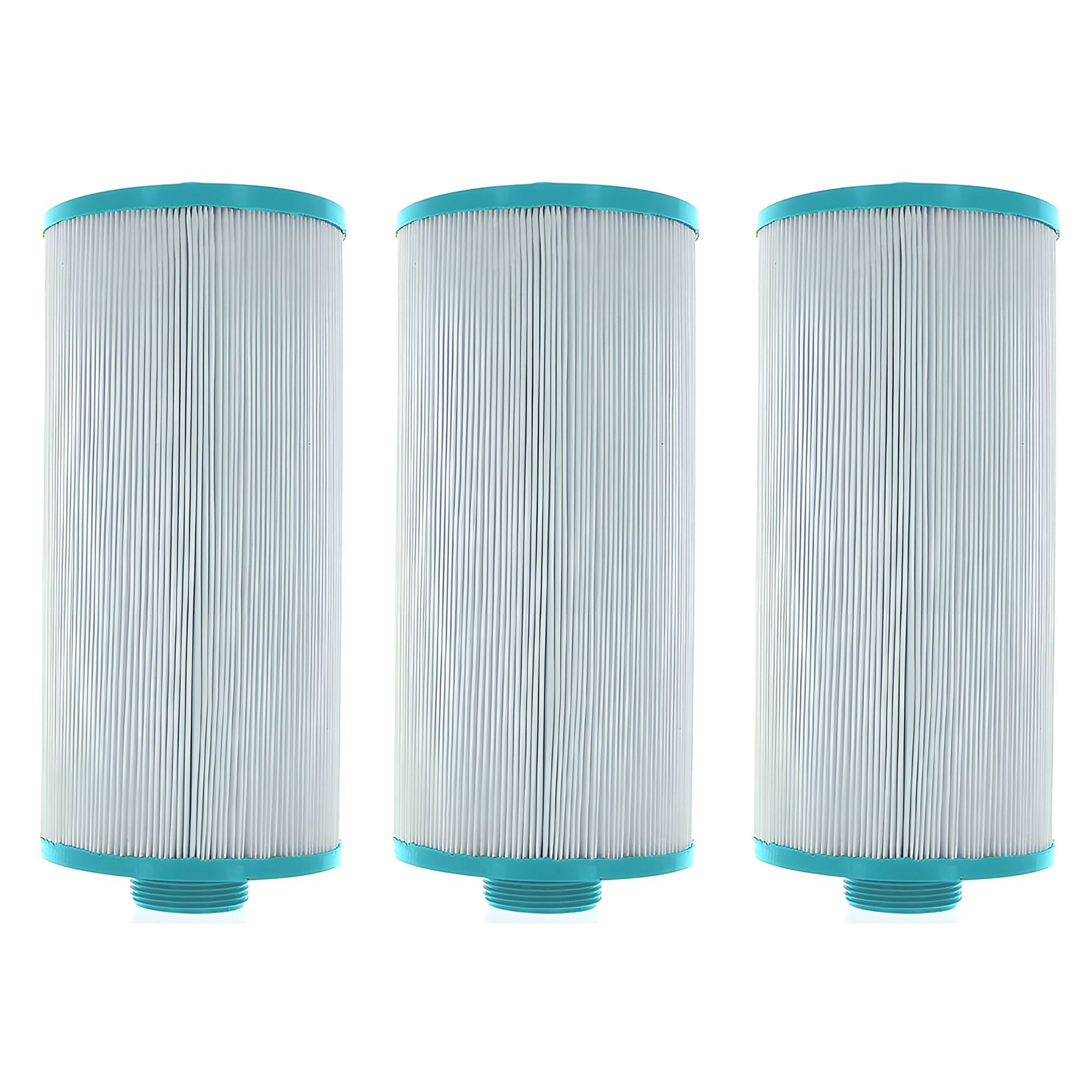 Hurricane 3 Pack Replacement Spa Filter Cartridge for PGS25P4 & 4CH-24, White - VMInnovations