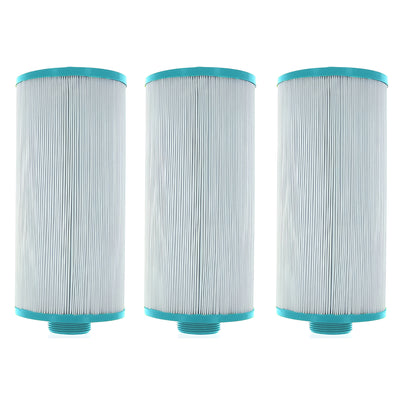 Hurricane 3 Pack Replacement Spa Filter Cartridge for PGS25P4 & 4CH-24, White - VMInnovations