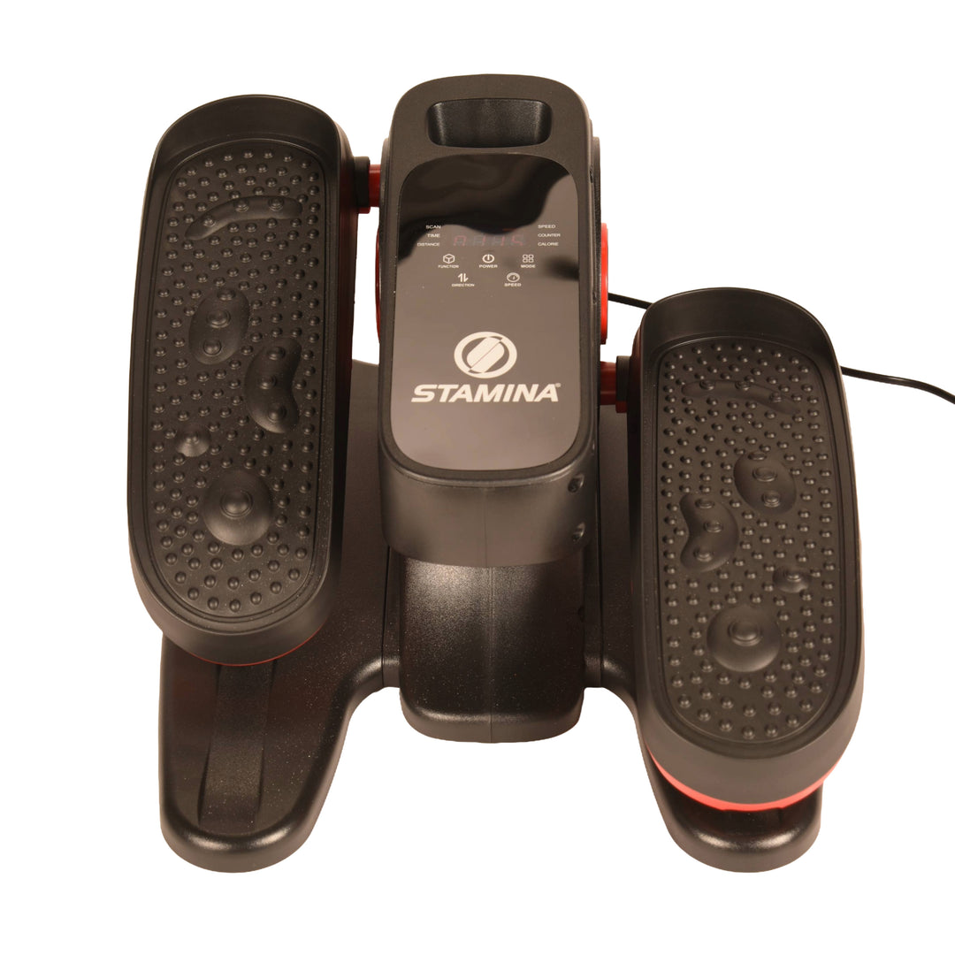 Stamina Motorized Elliptical Compact Seated Fitness Exerciser for Home or Office