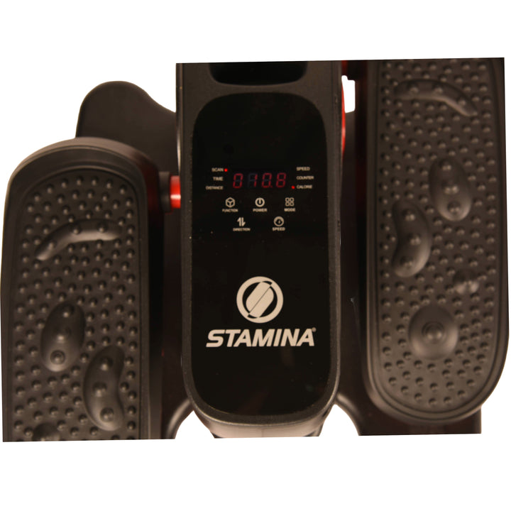 Stamina Motorized Elliptical Compact Seated Fitness Exerciser for Home or Office