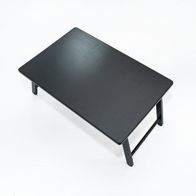 PJ Wood Folding Laptop Desk Tray Bed Table for Computer Work, Black (Open Box) - VMInnovations