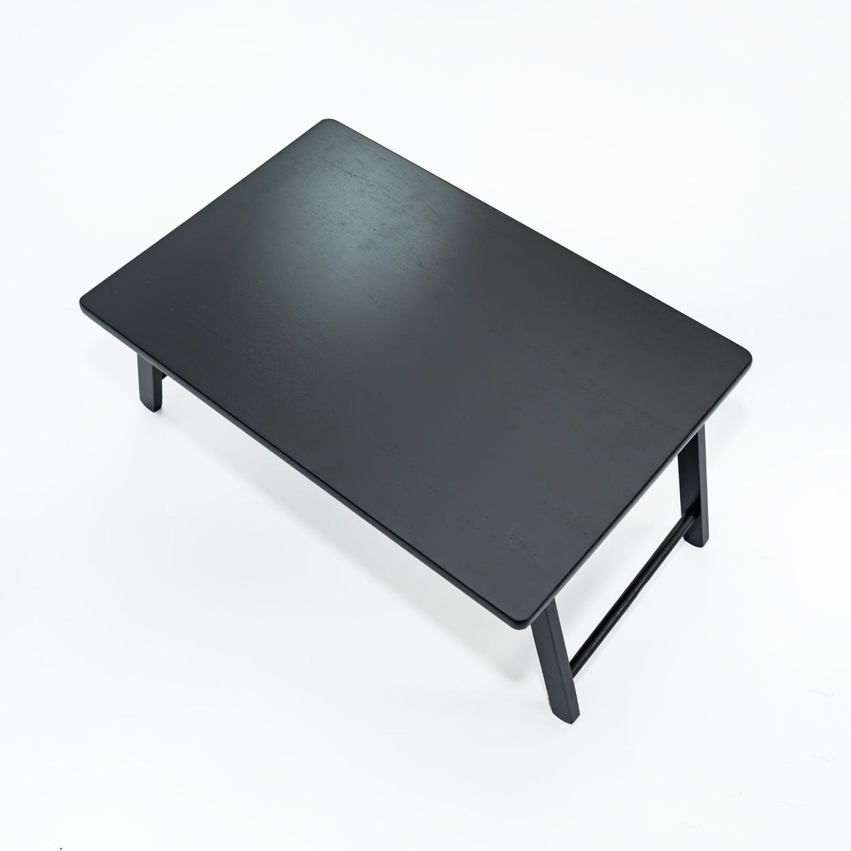 PJ Wood Folding Laptop Desk Tray Bed Table for Computer Work, Black (Open Box)