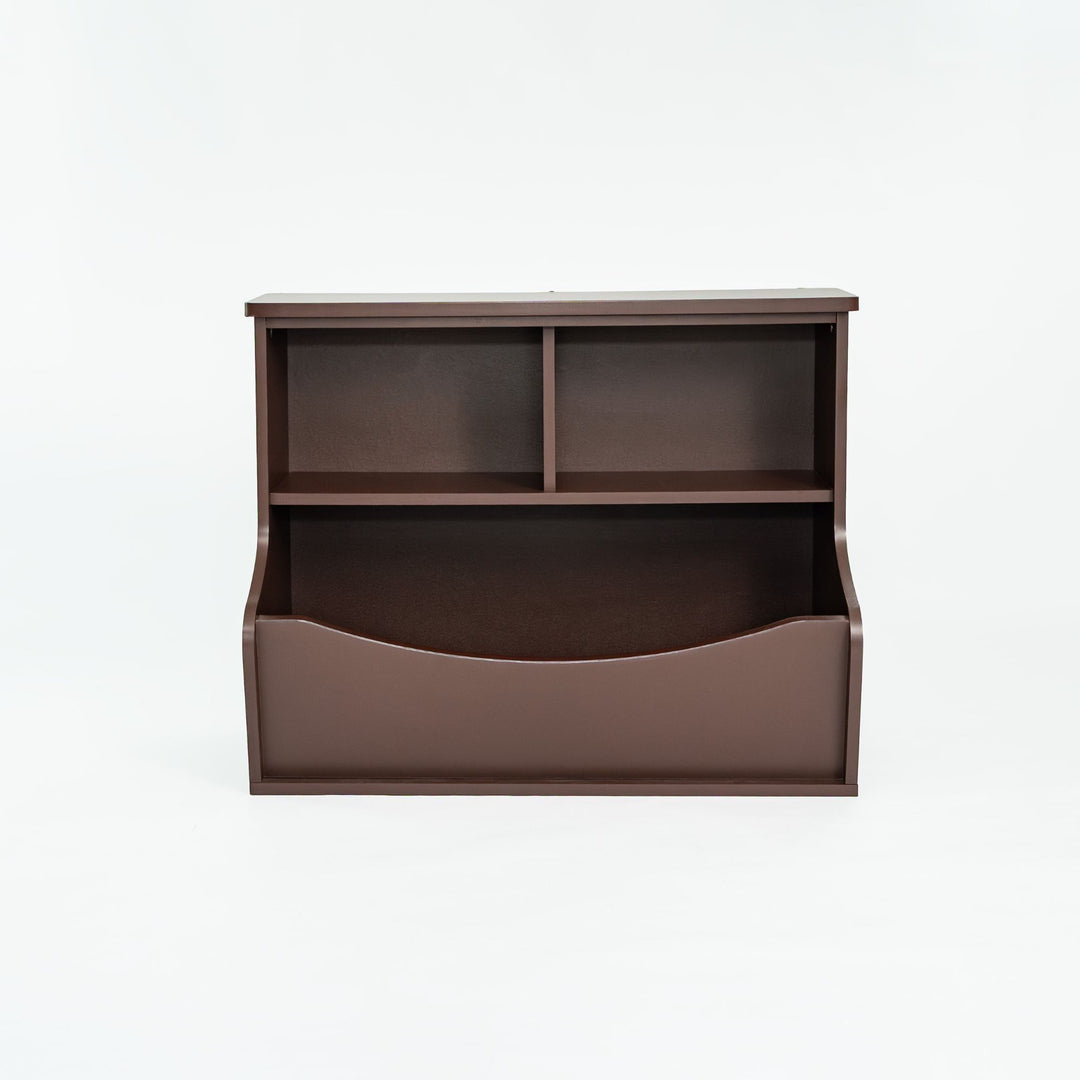 PJ Wood Bookcase, Store or Display Books of Different Sizes (Open Box)