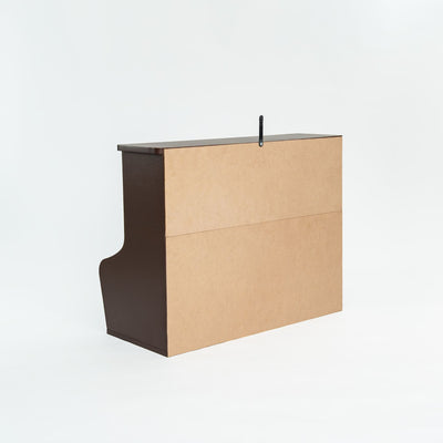 PJ Wood Bookcase, Store or Display Books of Different Sizes (Open Box) - VMInnovations