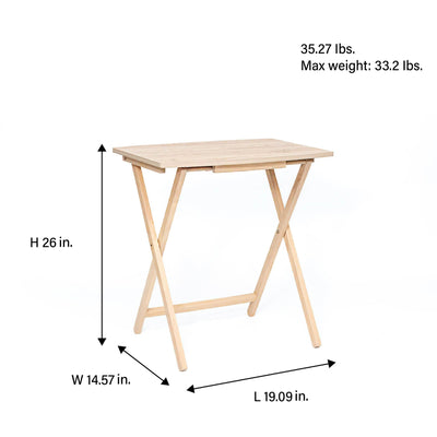 PJ Wood 5 Pack XL Oversize Tray Table for Living Room or Kitchen (Open Box) - VMInnovations