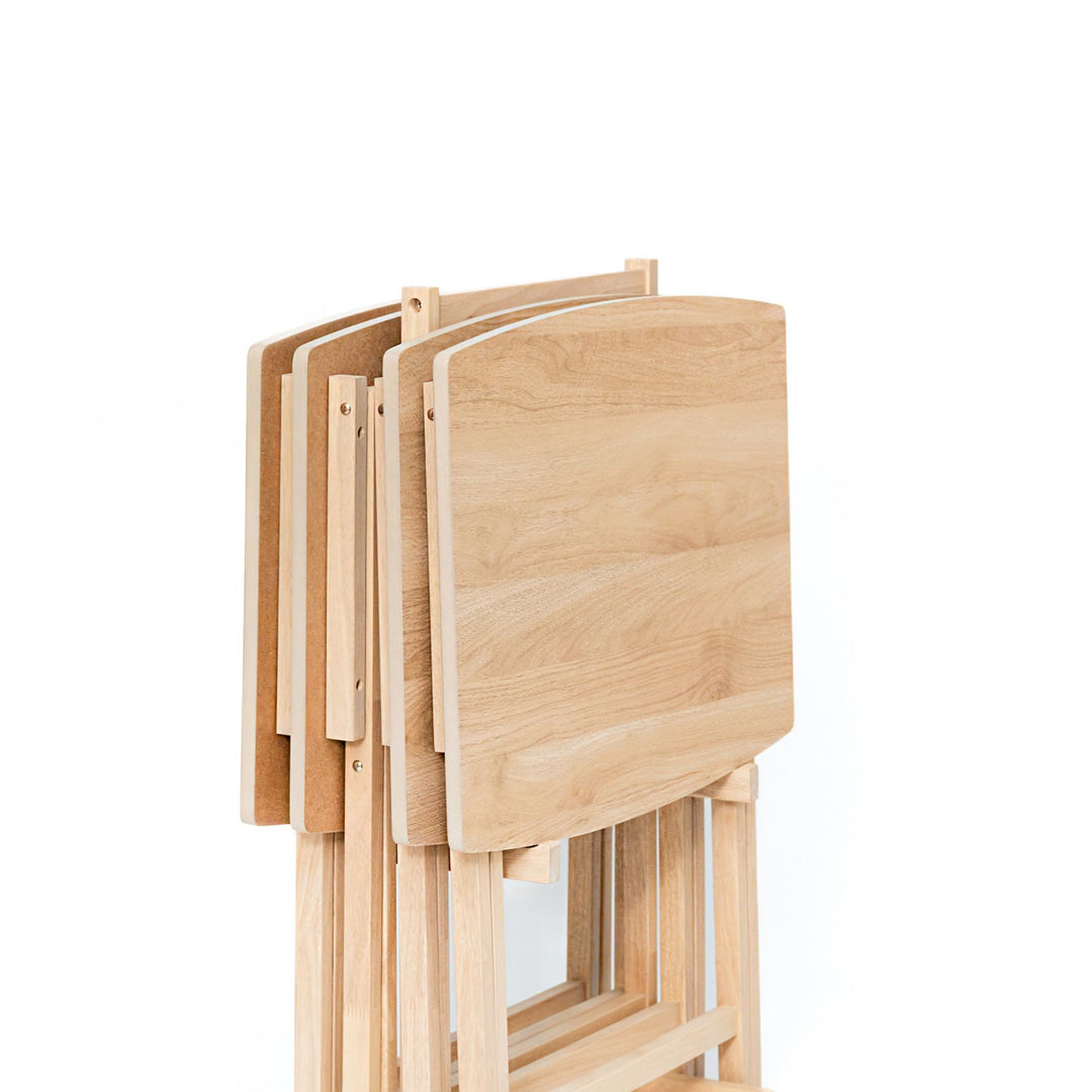 PJ Wood 5 Pack XL Oversize Tray Table for Living Room or Kitchen (Open Box)