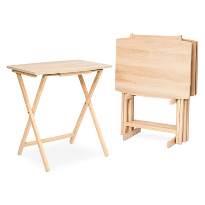 PJ Wood 5 Pack XL Oversize Tray Table for Living Room or Kitchen (Open Box)