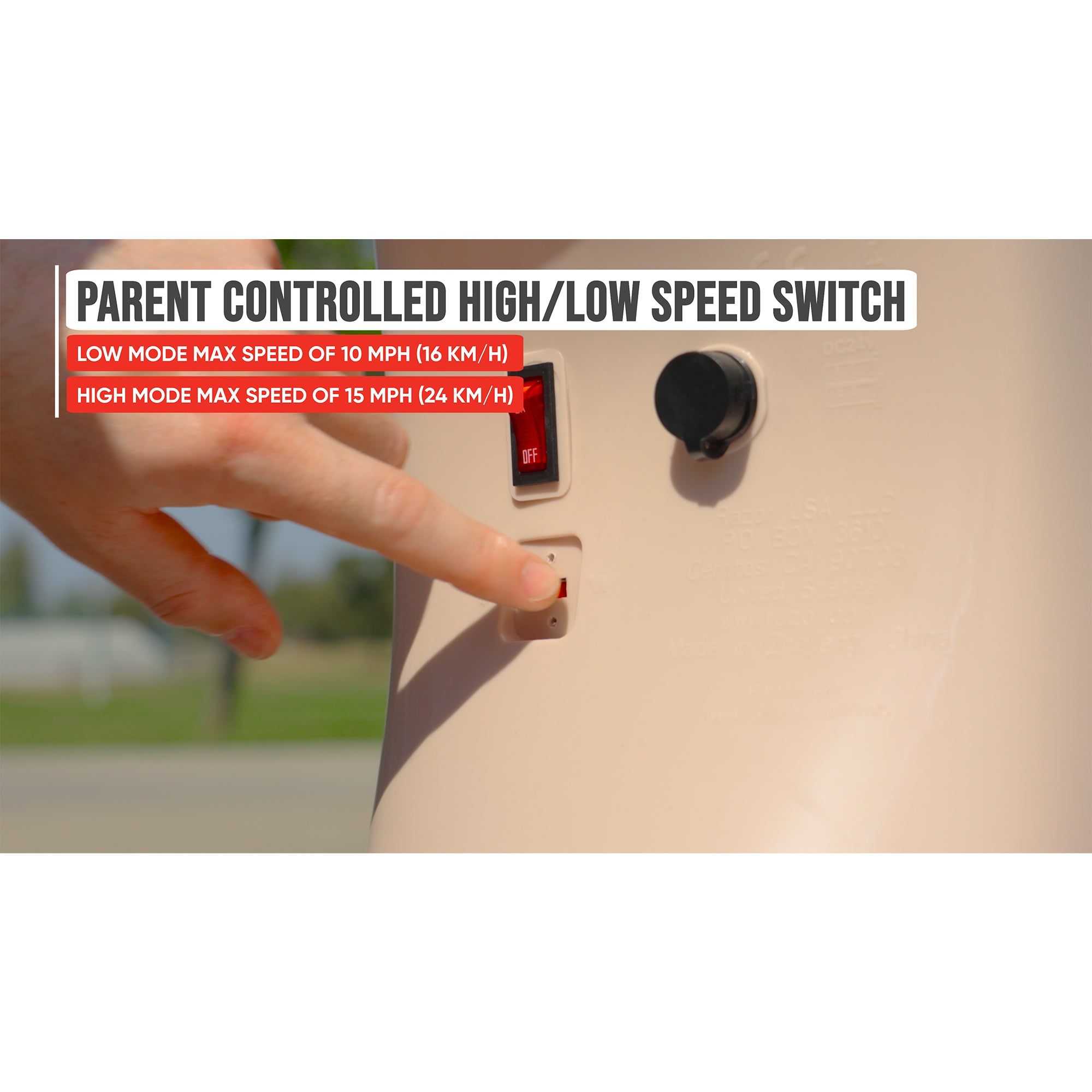 Razor Pocket Mod Miniature Euro-Style Electric Scooter for Ages 8+ (Open Box) - VMInnovations