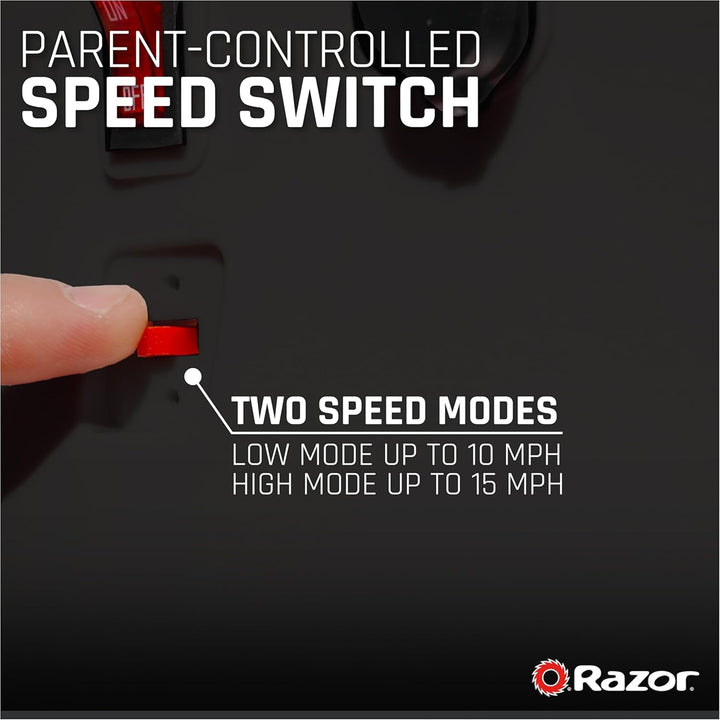 Razor Pocket Mod - Miniature Electric Scooter for Ages 8+, Onyx-Black (Open Box)