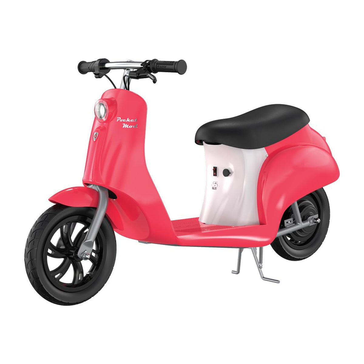 Razor Pocket Miniature Euro-Style Electric Scooter for Ages 8+, Red (Open Box)