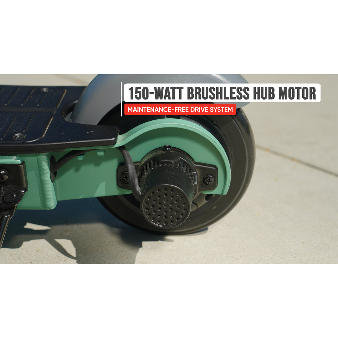 Razor Power Core XLR150 Electric Scooter Outdoor Ride-On Toy, Ages 13+, Sea Foam