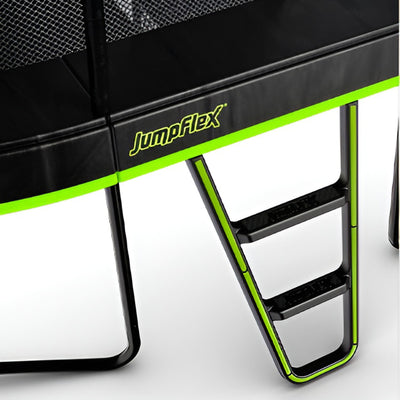 JumpFlex MEGA 17' Trampoline, Large Outdoor Jumping Play Set with Net and Ladder - VMInnovations