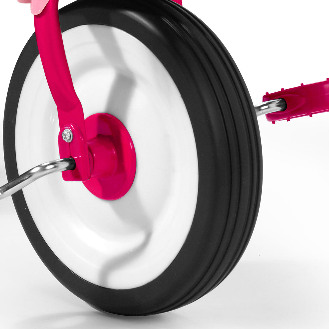 Radio Flyer Kids Readily Assembled Fold 2 Go Trike with Storage Bin, Pink (Used)
