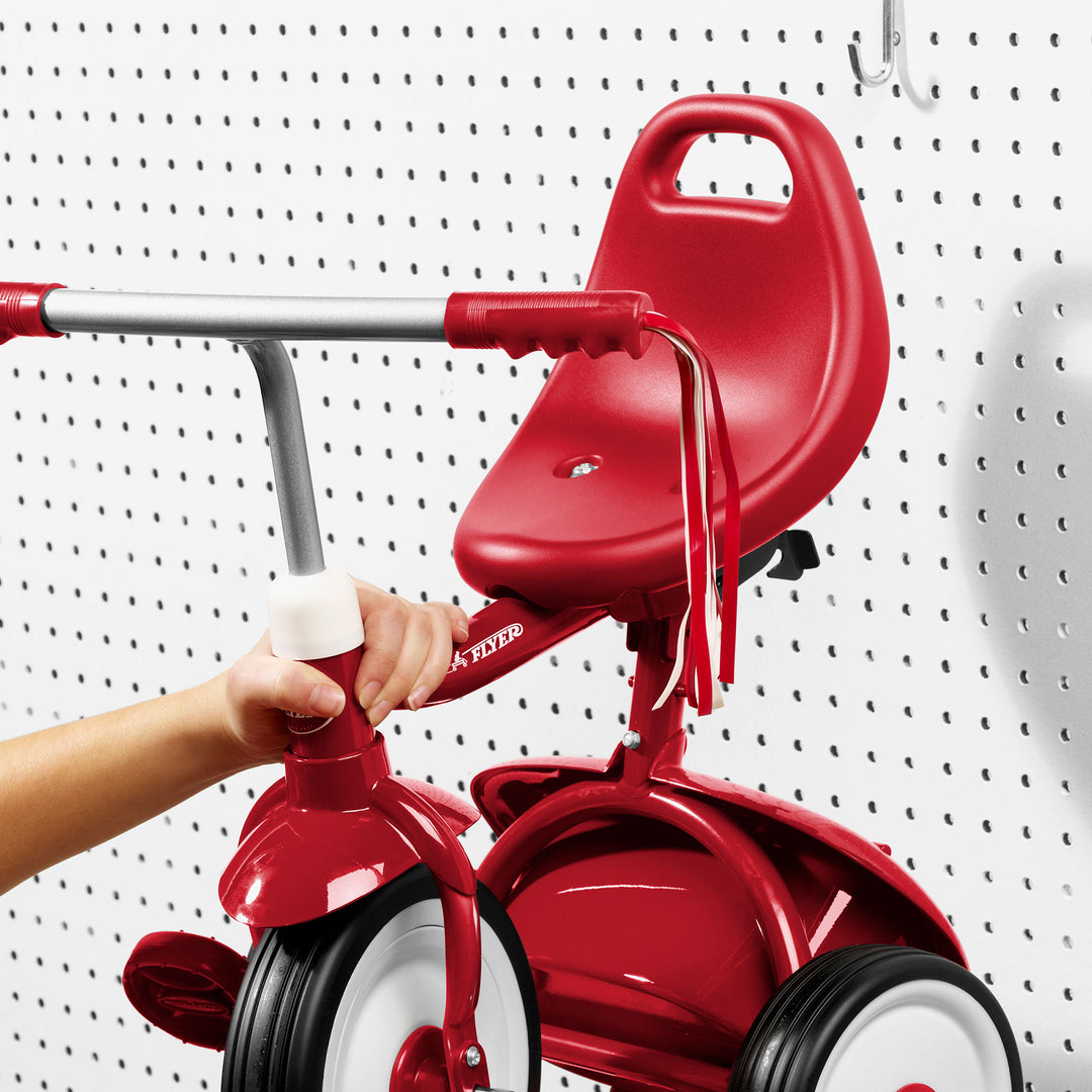 Radio Flyer Kids Readily Assembled Fold 2 Go Trike with Storage Bin (Open Box) - VMInnovations