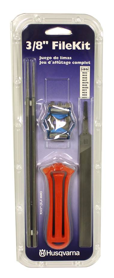 Husqvarna 505698191 3/8" Saw Chain Chainsaw FileKit Filing - Open Package