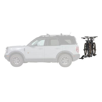 Yakima StageTwo 2" Premium Platform 2 Bike Tray Hitch Rack, Anthracite(Open Box)