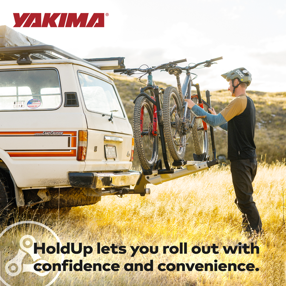 Yakima StageTwo 2" Premium Platform 2 Bike Tray Vehicle Hitch Bike Rack, Slate