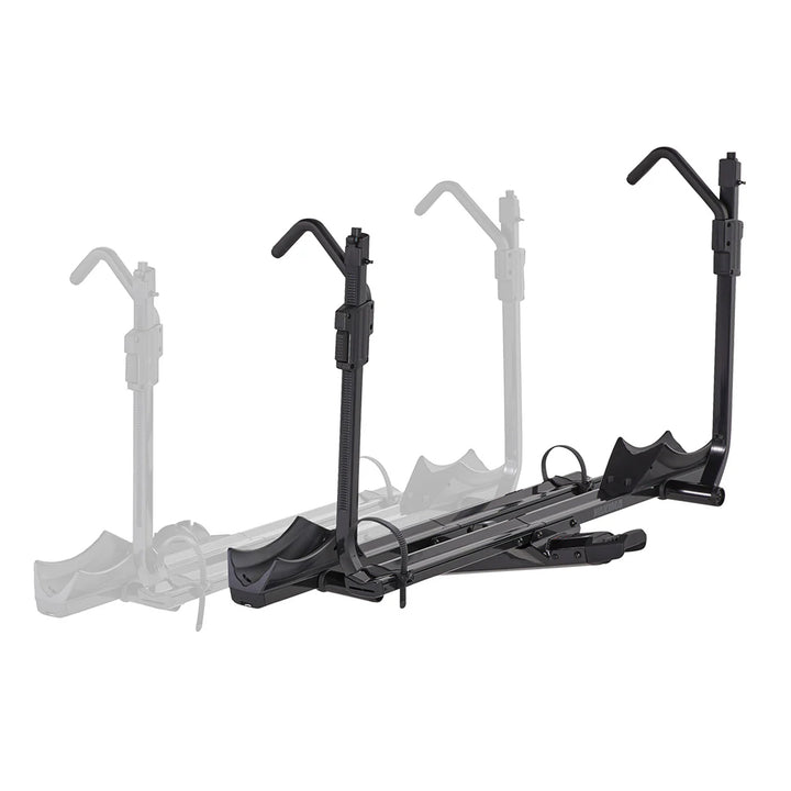 Yakima StageTwo Add-On Premium Platform 2 Bike Tray Hitch Bike Rack, Anthracite
