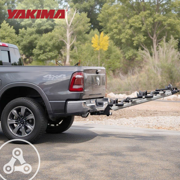 Yakima StageTwo 2" Premium Platform +2 Bike Tray Vehicle Hitch Add On, Slate