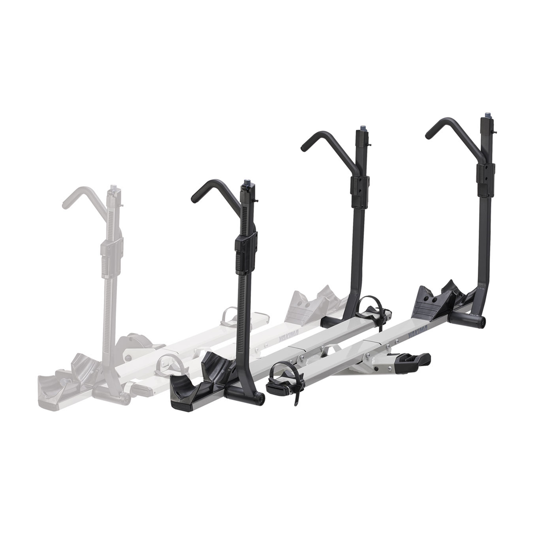 Yakima StageTwo 2" Premium Platform +2 Bike Tray Vehicle Hitch Add On, Slate