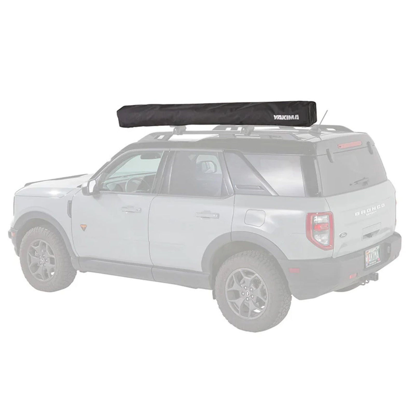 Yakima OverNOut 180 Awning, Opens on Left Side with 94 Sq. Ft. Coverage, Gray - VMInnovations