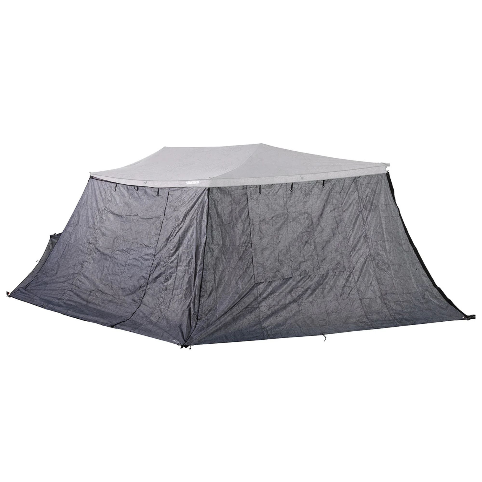 Yakima OverNOut 180 Wall Kit Awning Accessory with Wall and Door Panel, Gray - VMInnovations