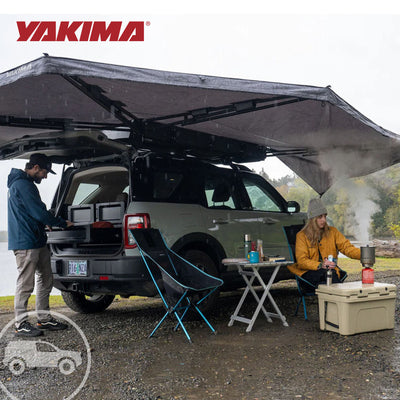 Yakima OverNOut 270 XL Awning, Opens on Right Side with 132 Sq. Ft. Coverage - VMInnovations