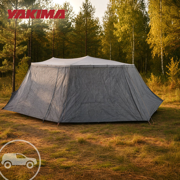 Yakima OverNOut 270 XL LH Full Wall Kit Awning w/Door Panel, Gray (Open Box)