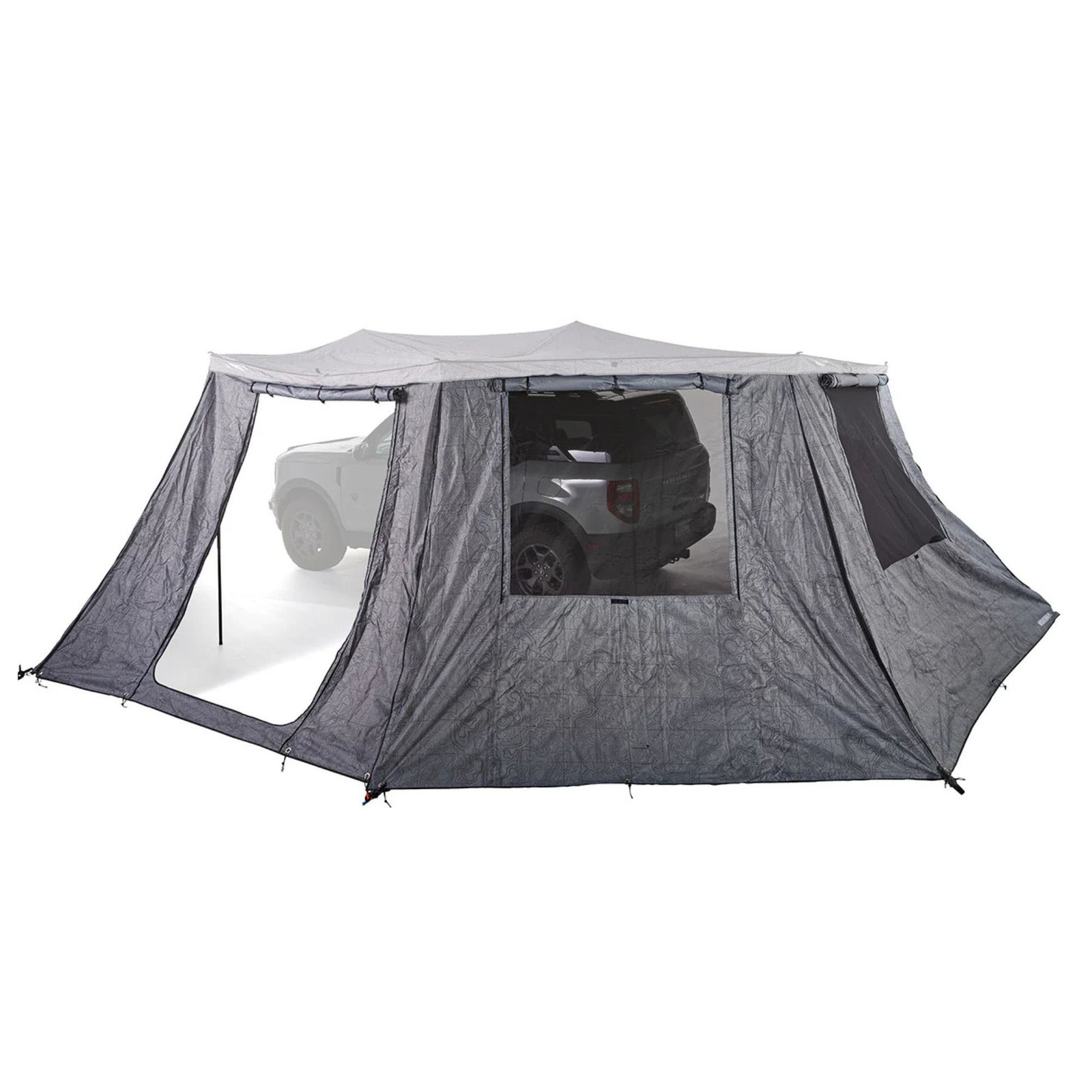 Yakima OverNOut 270 XL LH Full Wall Kit Awning Accessory with Door Panel, Gray - VMInnovations